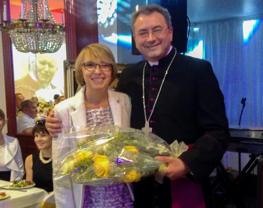 Guests attending the annual priest recognition banquet